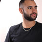 For the Man you Love, your Husband Cuban Chain Link Necklace with beautiful message from Wife
