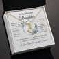 Lovely alluring beauty necklace to daughter available with luxurious gift box with led light