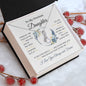 Lovely alluring beauty necklace to daughter available with luxurious gift box with led light