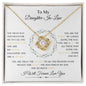 daughter in law necklace love knot optional luxurious gift box