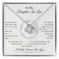 daughter in law necklace love knot optional luxurious gift box