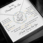 daughter in law necklace love knot optional luxurious gift box
