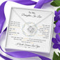 daughter in law necklace love knot optional luxurious gift box