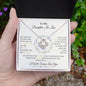 daughter in law necklace love knot optional luxurious gift box