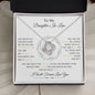 daughter in law necklace love knot optional luxurious gift box