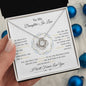 daughter in law necklace love knot optional luxurious gift box