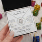 daughter in law necklace love knot optional luxurious gift box