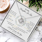 daughter in law necklace love knot optional luxurious gift box
