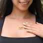 Beautiful entwined heart necklace for daughter from mom available with luxurious gift box
