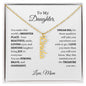 Elegant Vertical Name Necklace with optional luxurious gift box