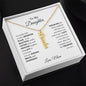 Elegant Vertical Name Necklace with optional luxurious gift box