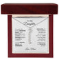 Elegant Vertical Name Necklace with optional luxurious gift box