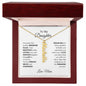 Elegant Vertical Name Necklace with optional luxurious gift box