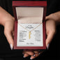 Elegant Vertical Name Necklace with optional luxurious gift box