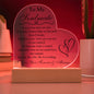 Lovely Soulmate plaque with optional led lighting