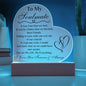 Lovely Soulmate plaque with optional led lighting