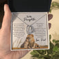 Beautiful heart necklace to daughter from dad available with luxurious gift box with led light