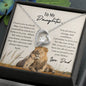 Beautiful heart necklace to daughter from dad available with luxurious gift box with led light