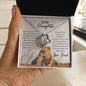Beautiful heart necklace to daughter from dad available with luxurious gift box with led light