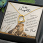 Beautiful heart necklace to daughter from dad available with luxurious gift box with led light